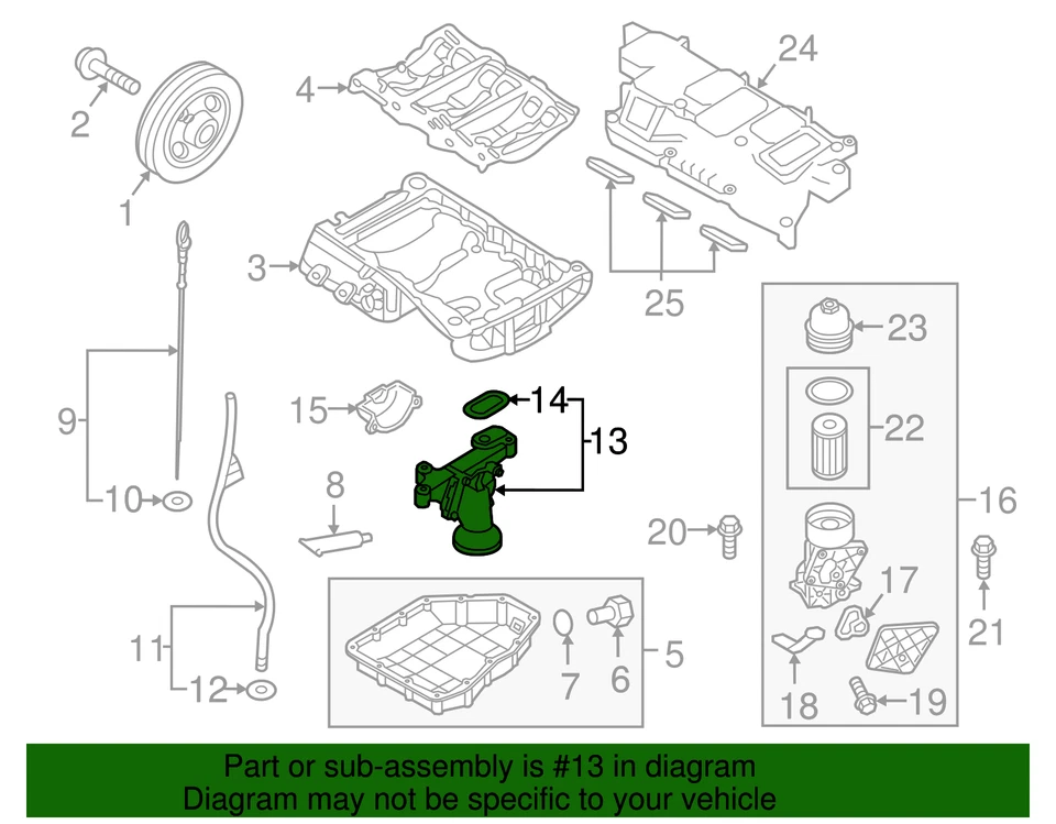 Bomba de aceite original Kia 21310-3CBA0 Foto 2 de 2