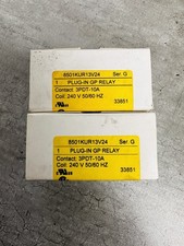 Square D Plug-In GP Relay 8501KUR13V24 (New In Box) Contact:3DPT-10A, Coil:240V