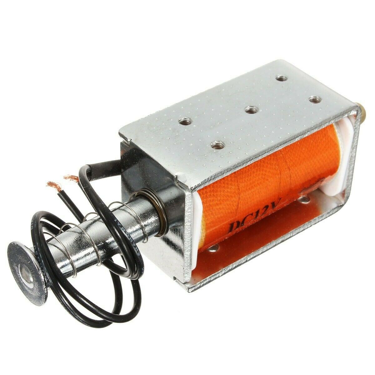 Elettromagnetico DC 12V A Spinta/tiro Con Corsa 35mm | Solenoide Piccolo E Potente