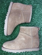 UGG Kids Classic Femme Mini Boots In A Taupe Or Slate Suede Size 13 New No Box