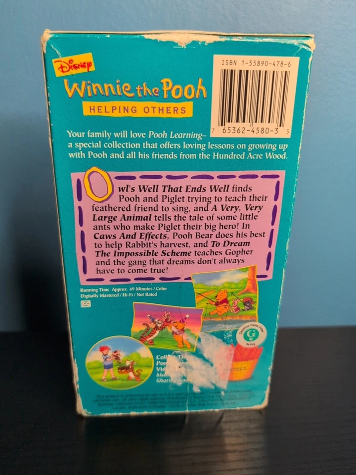 Winnie the Pooh - Pooh Learning - Helping Others (VHS, 1994) - Image 3 of 4