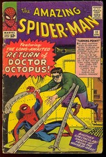 Amazing Spider-Man #11 Unrestored Silver Age Ditko Art Marvel Comic 1964 GD
