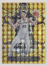 2023-24 Panini Mosaic Reactive Yellow Mosaic Prizm Zach Collins #97 1d13