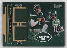 2021 Absolute Team Tandem Materials Gold 48/75 Zach Wilson Denzel Mims 7eo