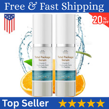 Sun Coast Sciences Total Package Serum w/ Vitamin C Hyaluronic Acid Tri 2 Pack