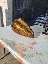 Lowbrow Customs Axed Chopper Gas Tank – House of Kolor Custom Metal Flake