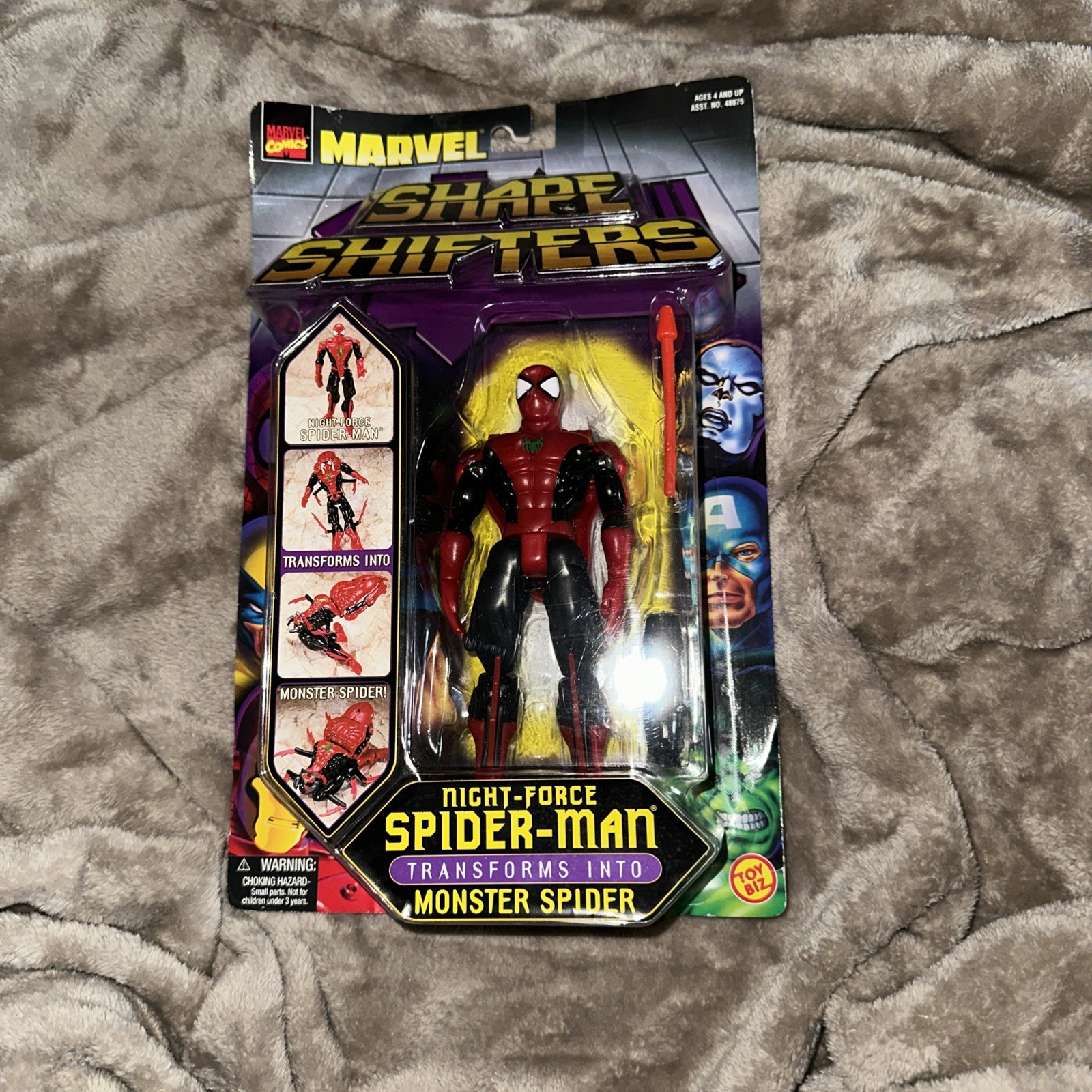 Spider-Man Deluxe Shape Shifters MARVEL COMICS Legends Toy Biz NEW RARE 1999