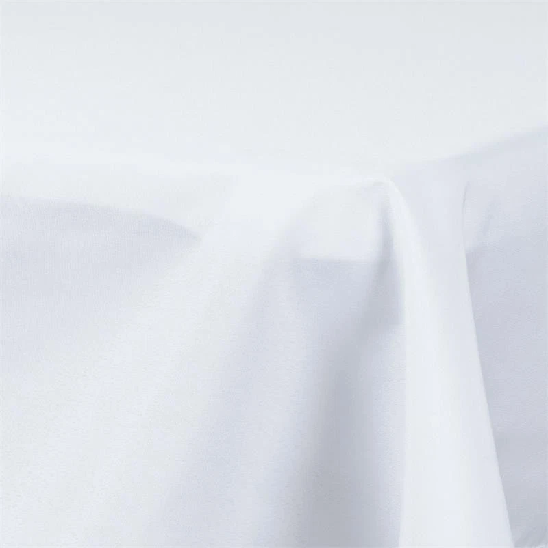 6 x 4 ft WHITE FITTED POLYESTER TABLE COVERS Tablecloths Tradeshow Catering SALE - Image 4 of 4