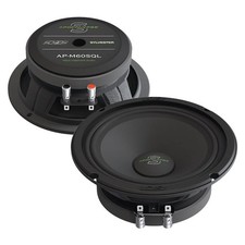 6.5" 300 Watt 4-Ohm Midrange Car Audio Speakers Apocalypse Deaf Bonce AP-M60SQL