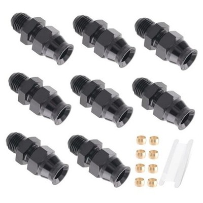 6AN Male Flare to 3/8'' Hardline Tube Compression 6AN to 3/8 Male Hardline