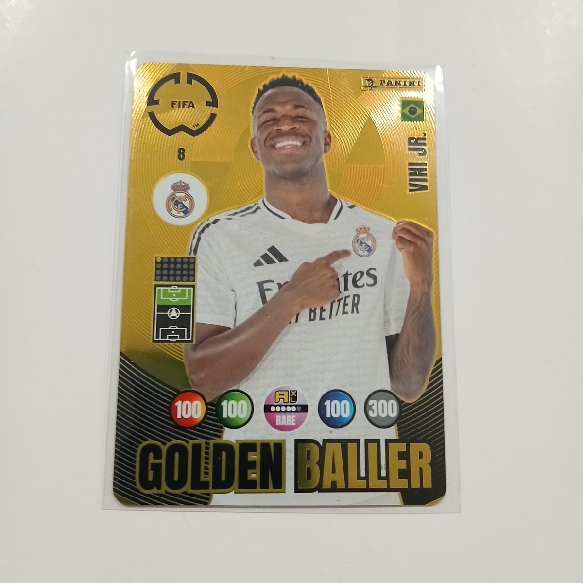 ヴィニシウス・ジュニオール25/25カードVINI.JR. topps 25シリ Topps Match Attax Extra 24/25 - Vini Jr. - Real Madrid 100