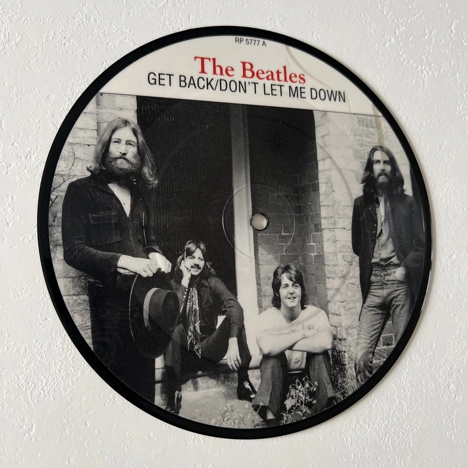 The Beatles - Get Back/Don't Let Me Down 1989 UK Ltd Ed Pic Disc w/List Card EX+ - Image 2 of 4