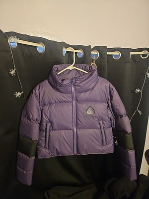 Cropped Puffy ACE Purple/Black Jacket