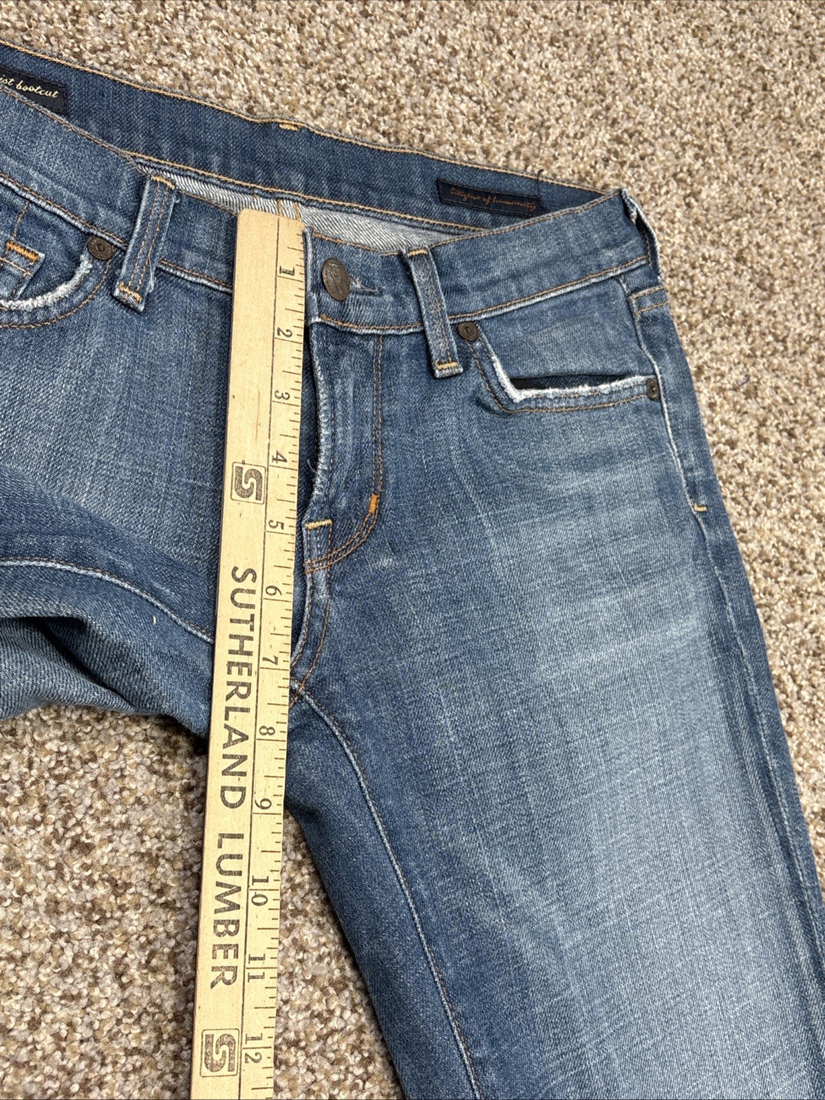 Citizens of Humanity Jeans Womens 28 Kelly #001 Stretch Boot Cut 28 X 28 - View 10