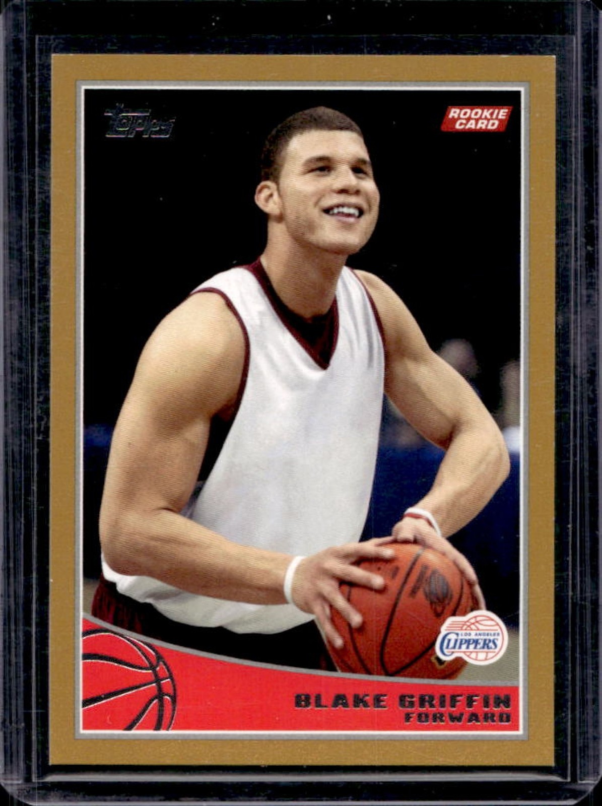 2009-10 Topps Blake Griffin Gold Rookie RC #1332/2009 Clippers