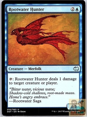 Rootwater Hunter 16 Duel Decks: Merfolk vs. Goblins Magic: The Gathering LP