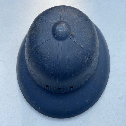 VTG USPS Post Office Postal Blue Plastic Pith Helmet Hat Midwest Helmets USA - Picture 10 of 20