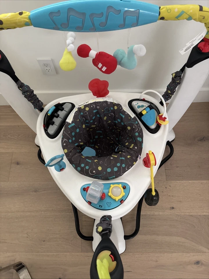 Evenflo ExerSaucer Saltar y Aprender Jam Saltar Actividad Bebé Jumper (Caja Abierta) Foto 4 de 4