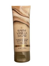 New Bath Body Works Warm Vanilla Sugar Ultimate Hydration Body Cream 8 Oz
