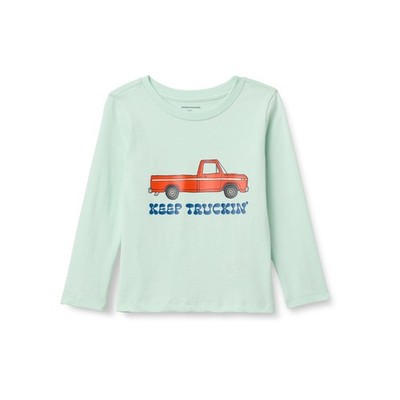 Langarmshirt Jungen Minzgrün Größe 9 Lkw Amazon Essentials Baumwolle