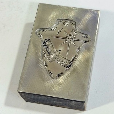 Eagle Shield 3D Metal Stamp Jewelry Marking Steel Punch for Copper Silver Gold