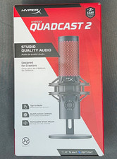 HyperX QuadCast 2 USB-C Condenser Mic Tap-to-...