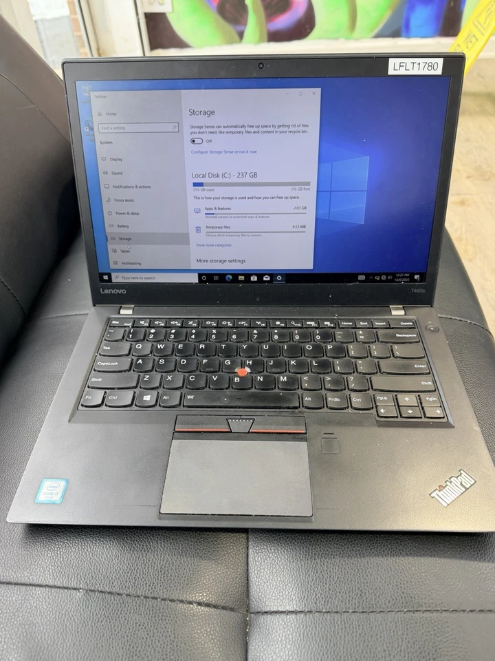 - Lenovo ThinkPad T460s / i5 6th gen / 16gb ram / 256gb ssd / win 10 pro - Image 3 of 4
