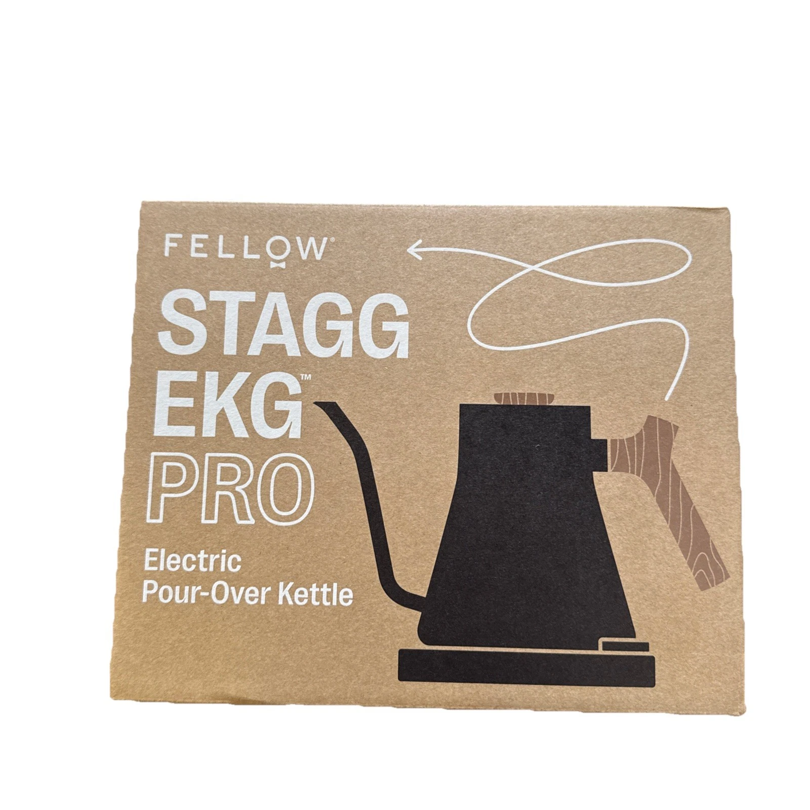 Fellow Stagg EKG Pro Electric Gooseneck Kettle 0.9L Matte Black Walnut