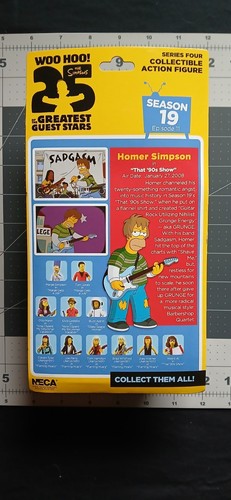 NECA THE SIMPSONS 25TH ANNIVERSARY S. 2 JOHN ENTWISTLE THE WHO FIGURE NEW