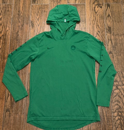Boston Celtics Mens The Nike Tee Longsleeve Hoodie T Shirt Size. Medium