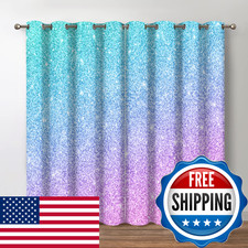 Jekeno Multi-Colored Blackout Curtains - Colourful Colored Background Print
