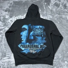 Knotts Scary Farm Hoodie Size S/M Paranormal Inc Case 13 Haunting Of Hayden Hill