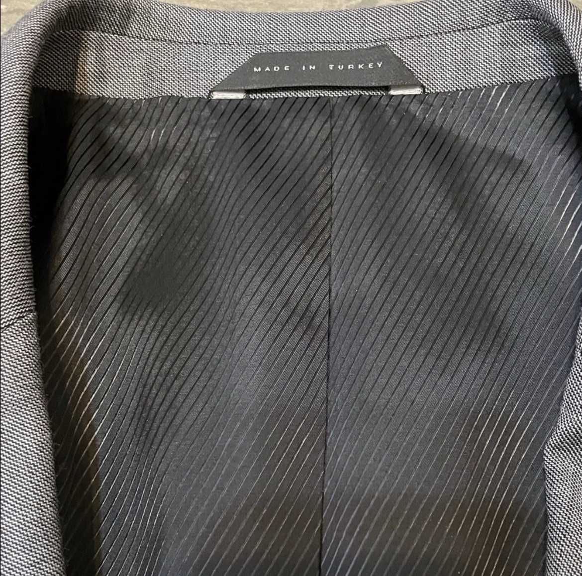 Men's Hugo Boss James 4 Sharp 6 Gray Wool Sport Coat Jacket Blazer 42L thumbnail 3