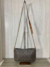 LOUIS VUITTON Monogram Trotteur Shoulder Bag M51240 Crossbody Pochette JAPAN
