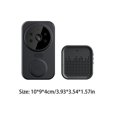 1-tuya Smart Video Doorbell Wireless HD Camera PIR Motion Detection IR Alarm