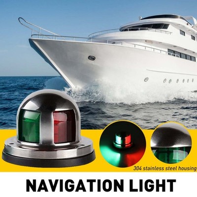 2 IN LED 16-SMD 1 Bow Navigation Marine Lights Boat Yacht Pontoon 12V Waterproof