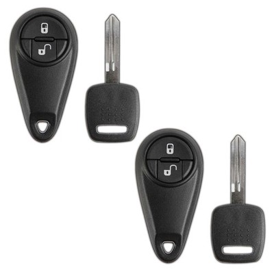 2 For 2005-2008 Remote Key Fob + SUB4PT Key for Subaru Forester NHVWB1U711