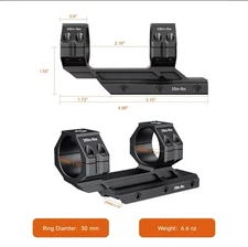 GUNNR Precision Scope 30 mm Scope Cantilever Mount.