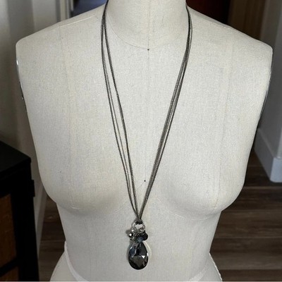 LOFT by Ann Taylor Sparkly Long Pendant Necklace