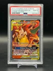PSA 10 GEM MINT Charizard & Braixen GX Cosmic Eclipse 2019 Pokemon Holo 22/236