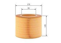 Luftfilter Bosch 1 457 433 590 FüR Saab