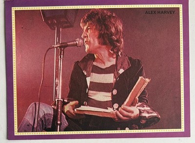 ALEX HARVEY - 1977 full page UK magazine annual poster