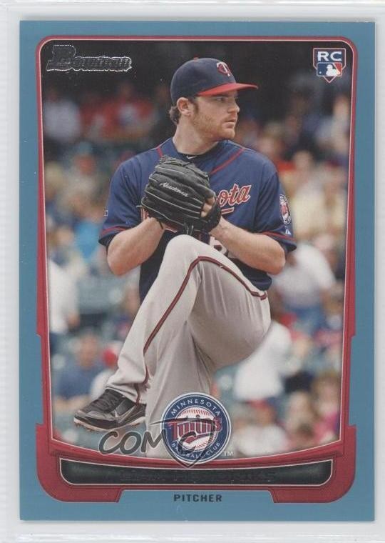 2012 Bowman Blue Border 407/500 Liam Hendriks #208 Rookie RC fo7