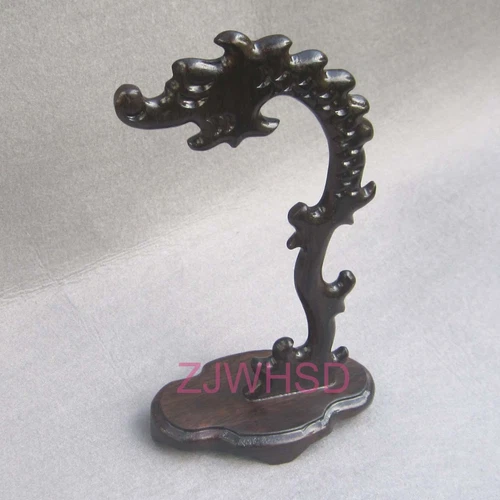 Solid Rosewood Pocket Watch Display / Medal Holder Stand