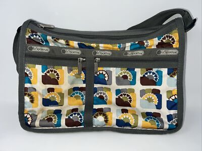 Lesports Hearts Shoulder Laptop Bag. Some Staining on Front and back See photos.