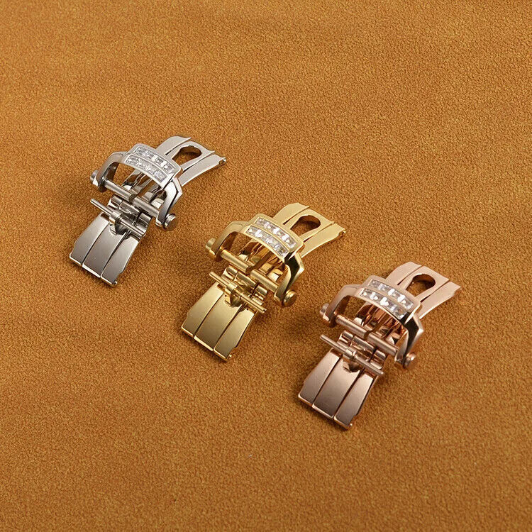 18mm Steel Deployment Clasp Buckle for Patek Philippe Nautilus Watch Band