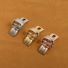 18mm Steel Deployment Clasp Buckle For Patek Philippe Nautilus Watchband