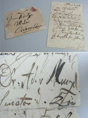 Schriftstück & -graphen von Künstlern & Architekten