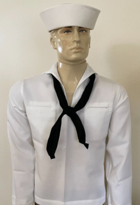 NEW UNISSUED GENUINE US NAVY BLACK SAILOR NECKERCHIEF