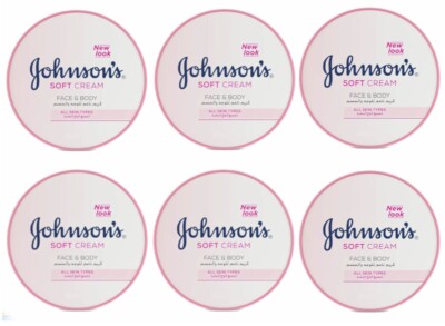   wholesale 6 X Johnsons Moisture Soft Cream WITH SHEA BUTTER 300m